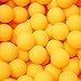 Generic Table Tennis Balls Reusable Plastic Ping Pong Balls for Amateur Entertainment 40mm Diameter Orange, White 6Pcs and Professional