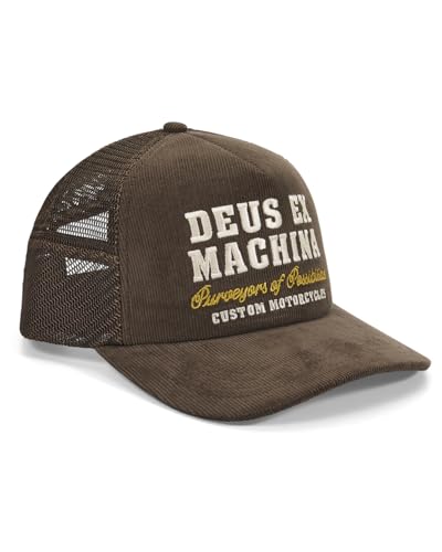 Deus Gumshoe Cord Trucker, la casquette marron idéale pour vos road trips et sorties en ville
