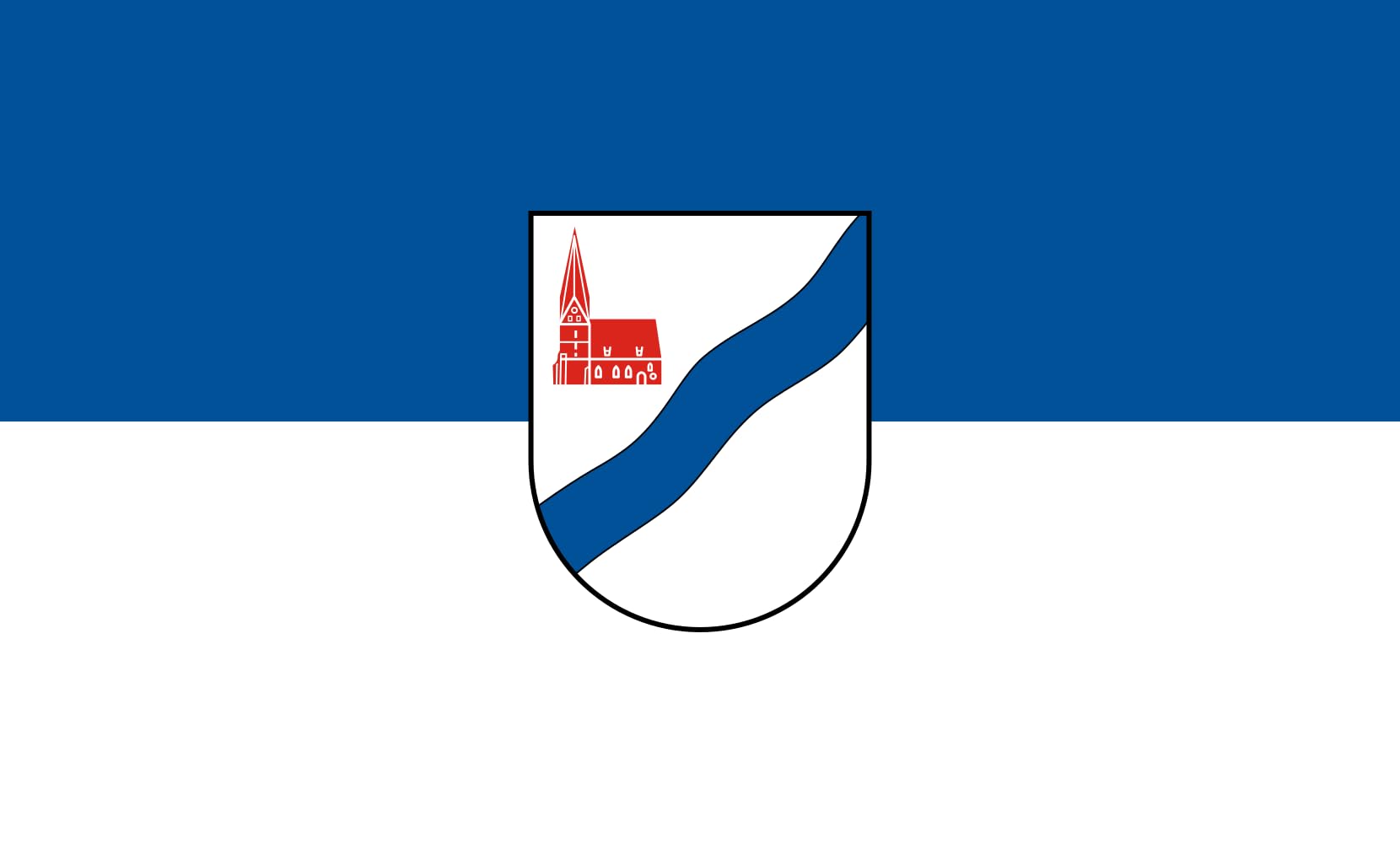 Drapeau Gingen an der Fils paysage 1.35m² idéal pour mât de jardin