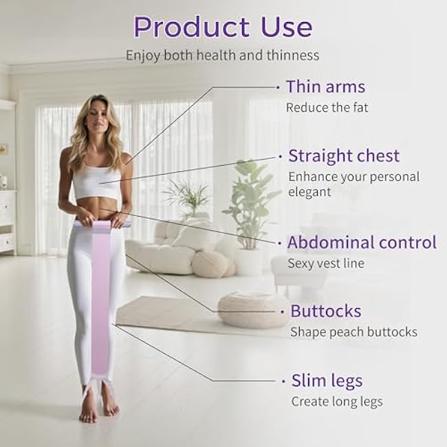 Resistance Bands with Handles & Foot Pedal for Women, 120LB Fitness Bands for Glutes, Legs & Arm Workout, Non-Slip Exercise Bands for Home Gym, Pilates, Physical Therapy