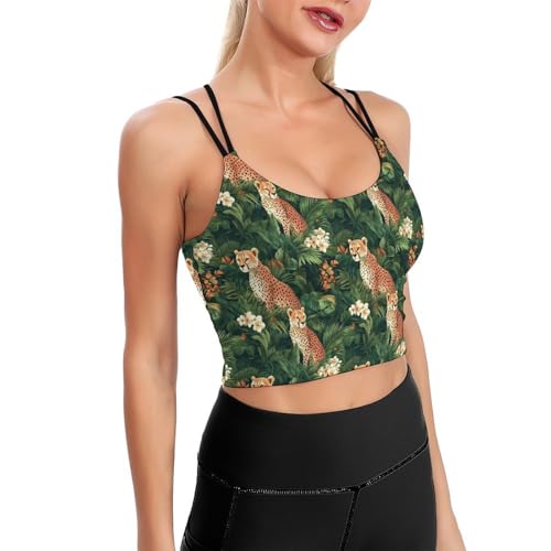 Soutien-gorge de sport anti-glissement : camisole de yoga avec brassière intégrée