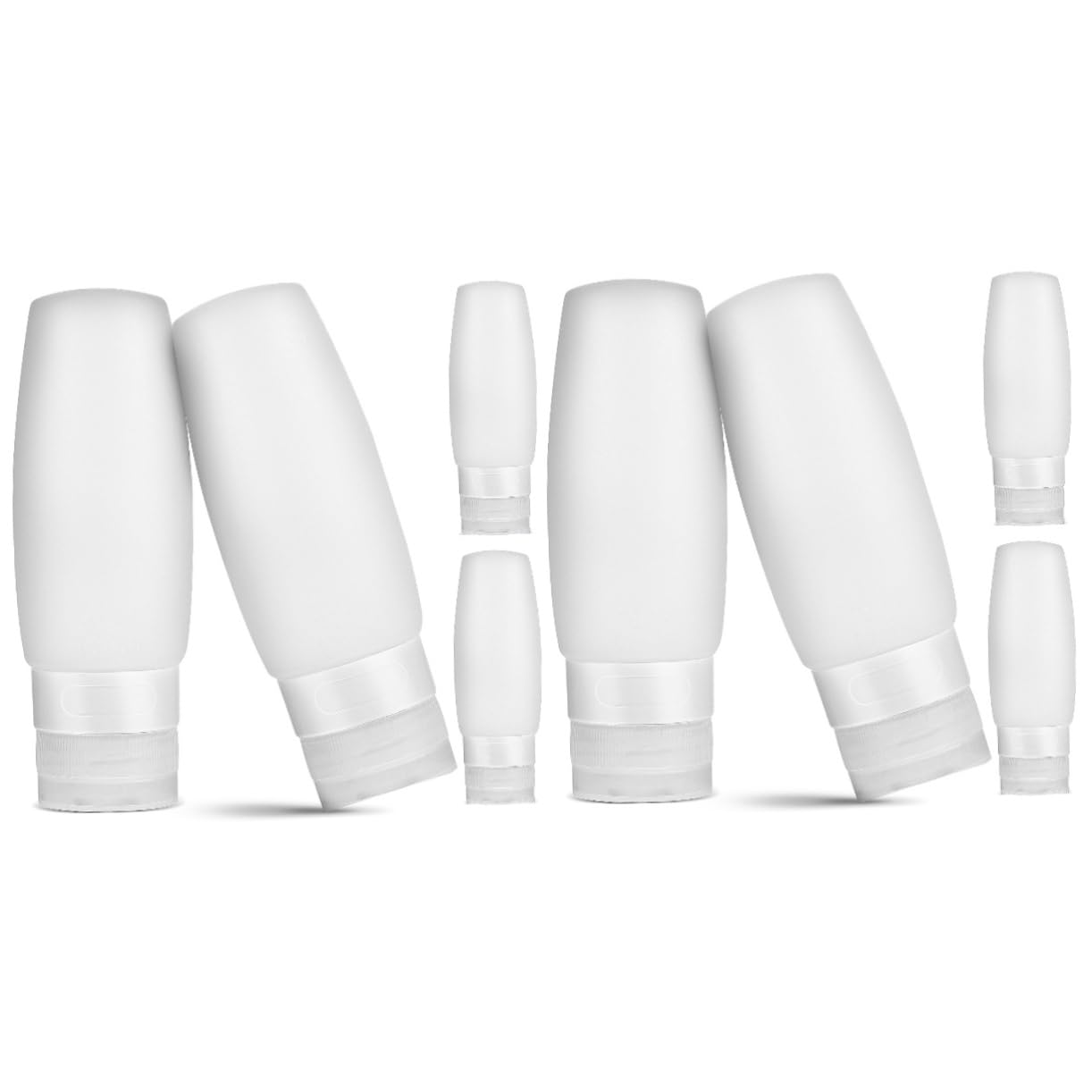 Healeved 8pezzi Bottiglie Ricaricabili Contenitori Squeeze Con Per Shampoo La Della Impermeabili e
