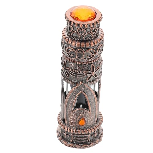 WRITWAA botella de perfume portátil botella de viaje botella de vidrio botellas de aceite para aceites esenciales tamaño dispensador de perfume botella de perfume de viaje recargable Metal