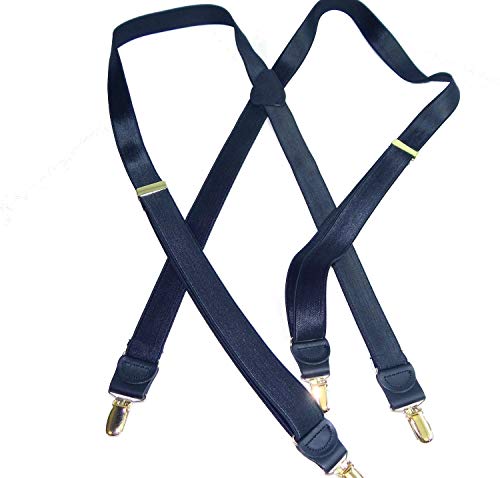Image of Hold-Up Formal Series Men's X & Y-Back Suspenders with No-Slip Clips
