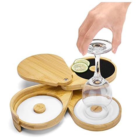 Margarita Salzlöffel-Set, 1 Packung mit 3 Etagen Cover