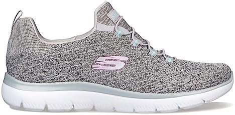 Skechers Women's Summits Sneaker, GMLT=Grey/Multi, 6 | Image 1