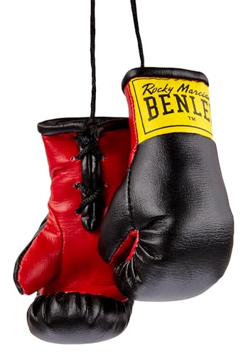 Boxeadores Disfraz 38 BENLEE Rocky Marciano Mini Gloves Guantes de Boxeo en Miniatura, Unisex Adulto, Negro, Talla única
