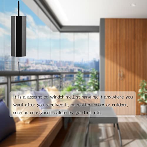 KKcare Sinos de Vento de Metal Meditação Chord Windchime Windbell para Jardim Exterior Pátio Decoraç
