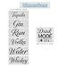 Labels Stickers for Bartesian Alcohol Bottles,Sticker for Cocktail Machine Glass Spirit Bottle,Home bar Accessories,Vodka, Rum, Gin, Whiskey, Tequila,Water,Drink Mode On(2Sets) (Black, English)