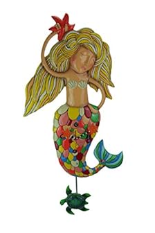 Whimsical Mermaid Wall Clocks