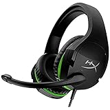 HyperX CloudX Stinger - Official Xbox Licensed Gaming Headset, Lightweight, Rotating Ear Cups, Memory Foam, Comfort, Durability, Steel Sliders, Swivel-to-Mute Noise-Cancellation Microphone