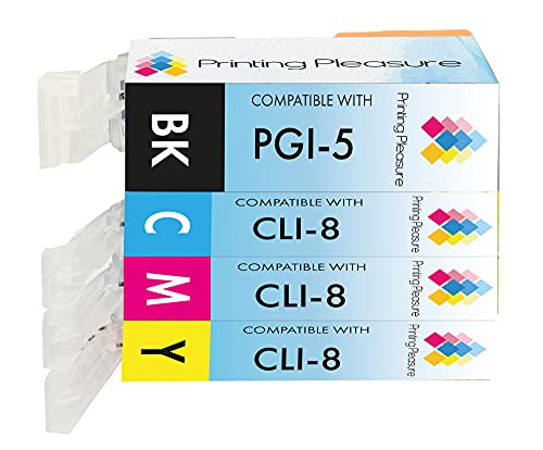 Printing Pleasure 4 XL Compatibili PGI-5 CLI-8
