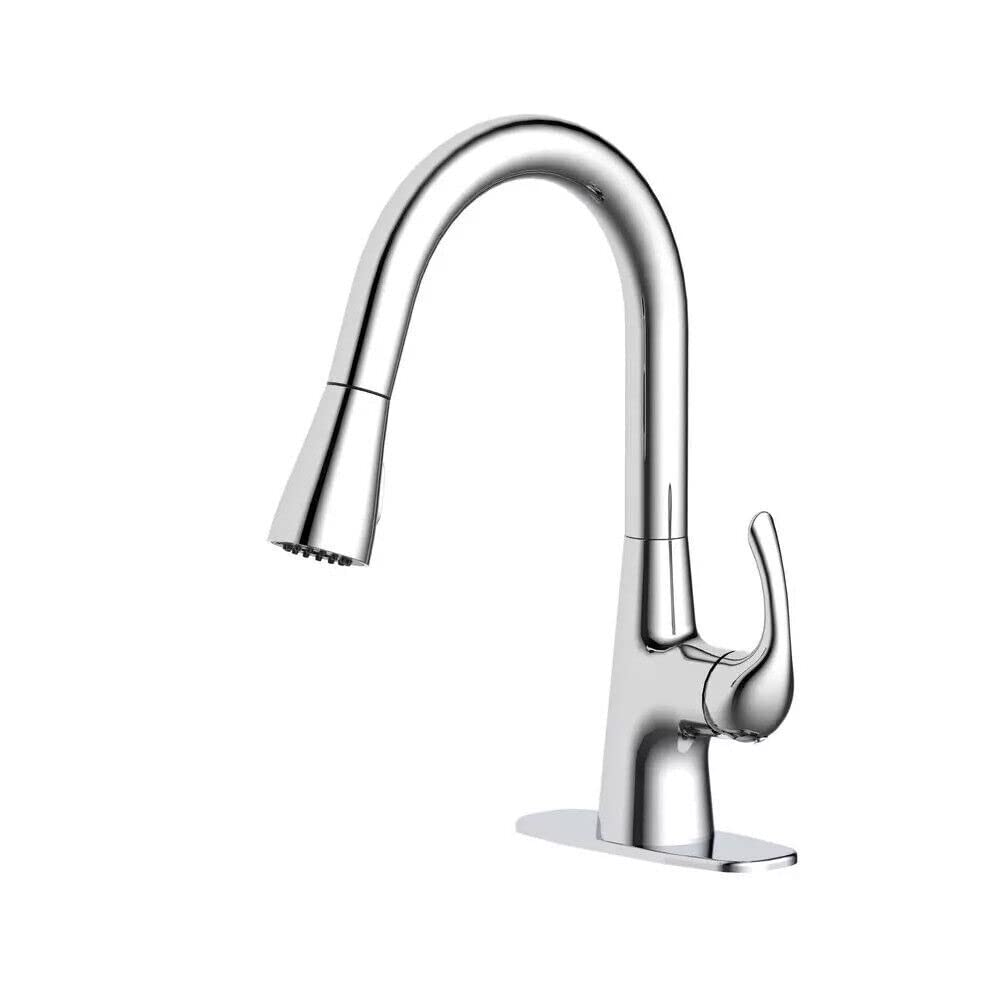 Glacier Bay Clare Single Handle Pull Down Laundry Utility Faucet in