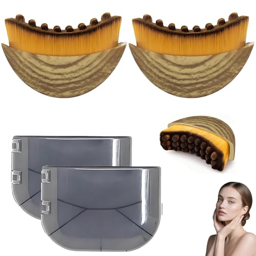 Lymphatic Drainage Brush 2PCS Lymphatic Face Brush Delicate and Skin-Friendly Soft and Comfortable to The Touch