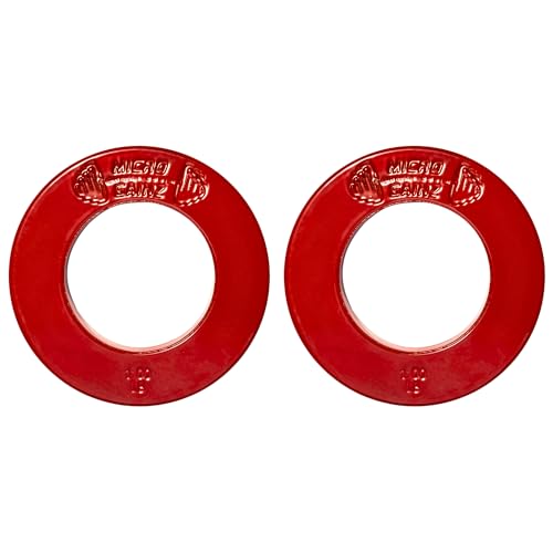Image of Micro Gainz Calibrated Fractional Weight Plate Set of 2 Plates, Choose Set (.25LB-1.25LB), Designed for Olympic Barbells for Strength Training & Micro Loading Bar Weights, Made in USA