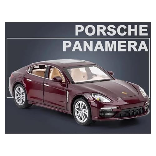 Modelo de Auto Decorativo 1:24 Panamera Rojo miniatura 3