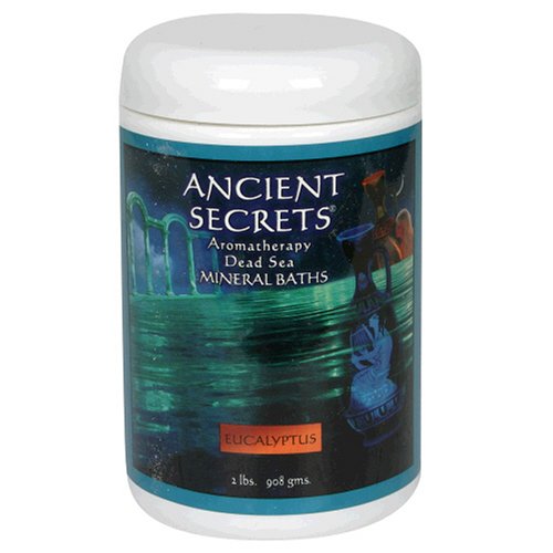 Ancient Secrets Mineral Baths, Aromatherapy Dead Sea, Eucalyptus, 32 oz (2 Lbs) 908 G (Pack of 2) by Ancient Secrets