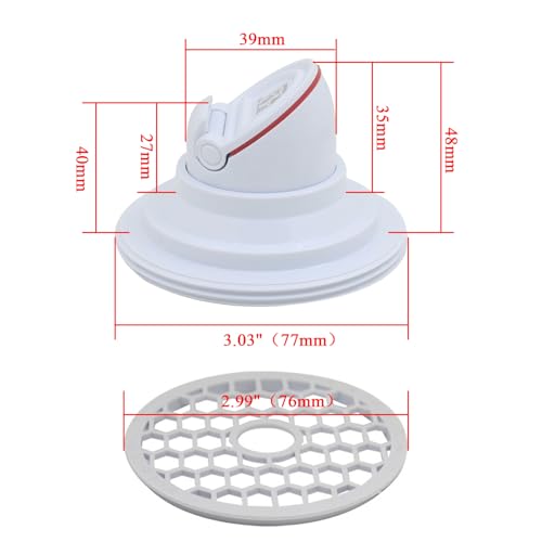 Siphon salle bain anti odeur et drain de sol à clapet hermétique