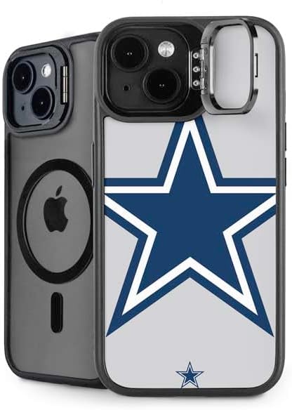 Skinit Kickstand Phone Case Compatible with iPhone 14 - Officially Licensed NFL Dallas Cowboys Large Logo Design