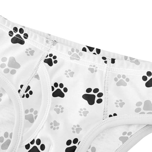 Cotton Little Boys Briefs Soft Dog Paw Toddler Underwear4