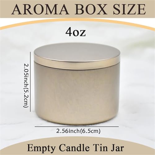 Tarros para velas decorativos de 113g, ideales para ambientar celebraciones y recuerdos 2