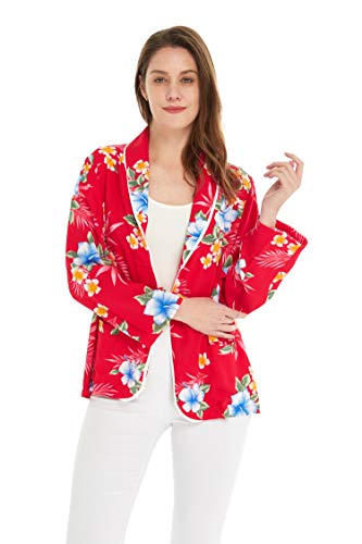 Image of Matchable Family Hawaiian Luau Men Women Girl Boy Clothes in Hibiscus Red