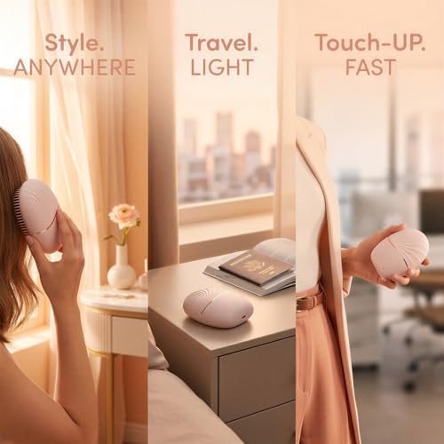 Cepillo alisador portátil recargable para cabello miniatura 3