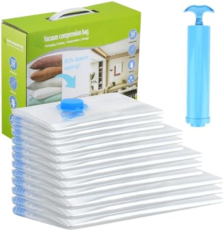 Bolsas Vacio Ropa, 12 Piezas Bolsas Compresion Viaje Sacos Vacuo ...