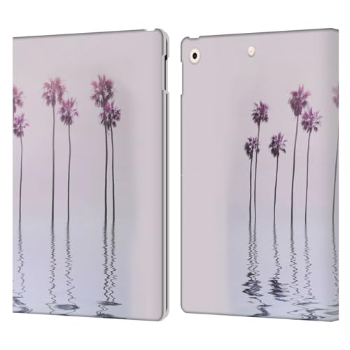 Housse iPad 10.2 Palmiers À Eau Les Pastels pour travailler au café en toute sérénité