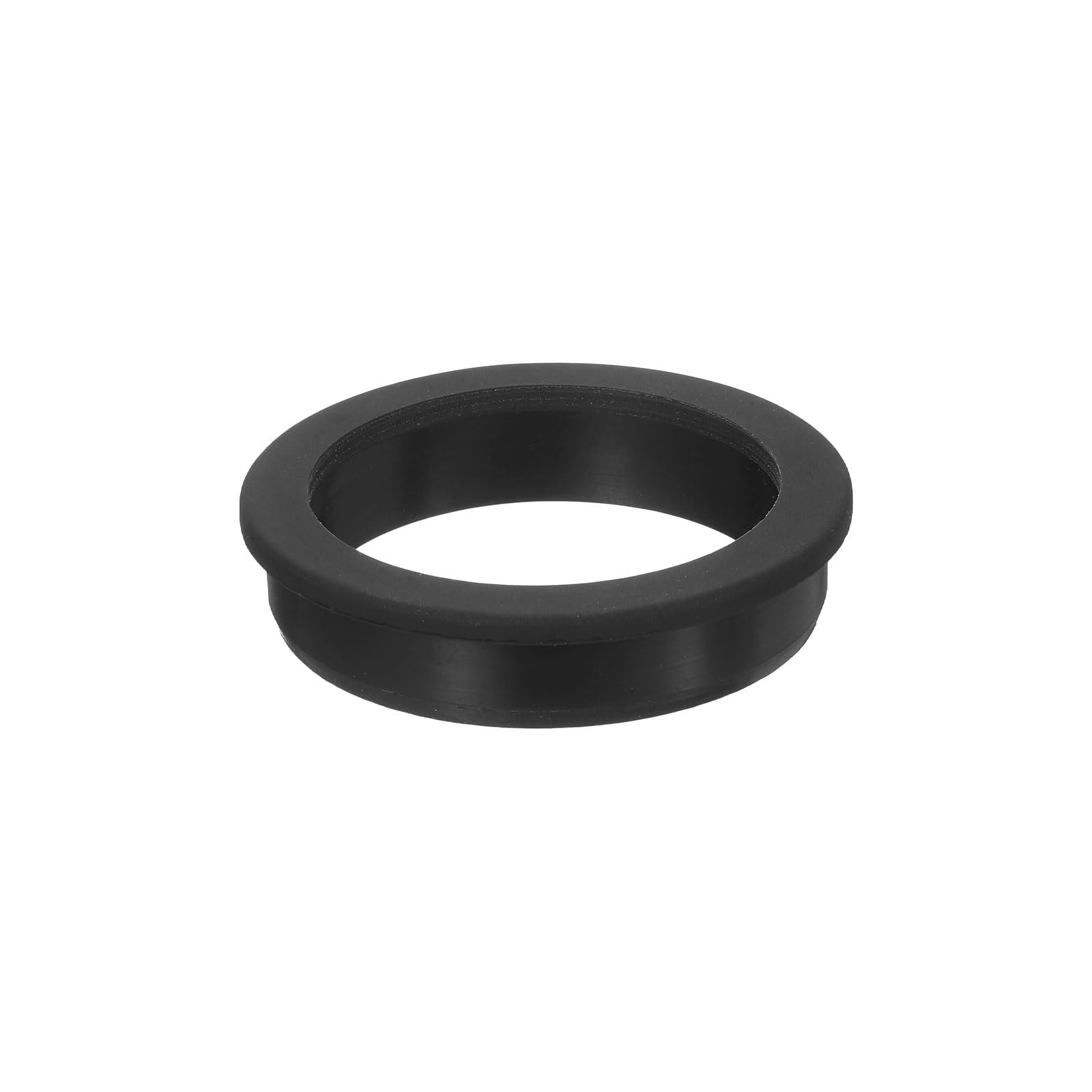 Unifizz 1Pcs Rubber Grommet 72mm Drill Hole, 62mm ID Hole Top Hat Grommet Black Silicone Hole Plug Gasket for Automotive, Machinery and Wiring Applications