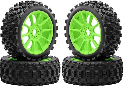 Pneus et roues 1/8 Typhon tout-terrain Buggy Racing 17 mm Hex pour Losi 8IGHT et MP10