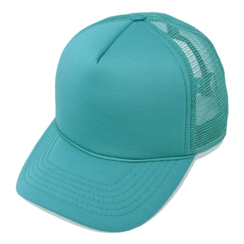 DALIX Teal Mesh Trucker Hat