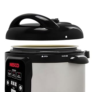 Nesco NPC-9 Smart Electric Pressure Cooker and Canner, Stainless Steel, 9.5 Qt