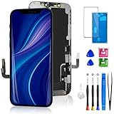 for iPhone 12/12 pro Screen Replacement Kit Black 6.1 Inch 3D Touch Digitizer Display LCD Screen Replacement Glass with Repair Tools Set for A2172, A2402, A2403, A2404