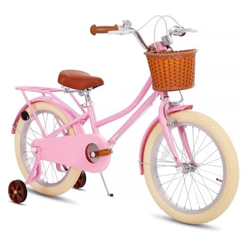 STITCH 18 Inch Kids Bike with Basket Cover
