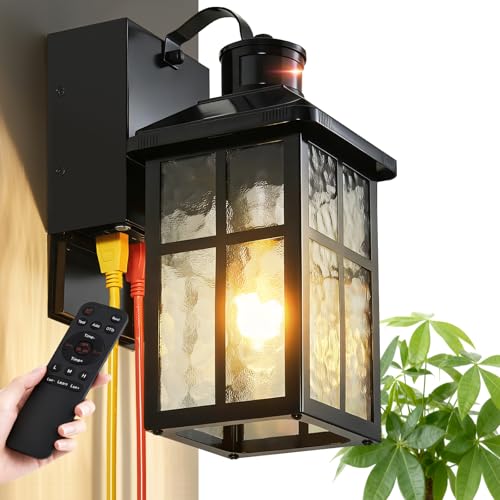 Porch Light with Outlet and Remote Control - Plug in...