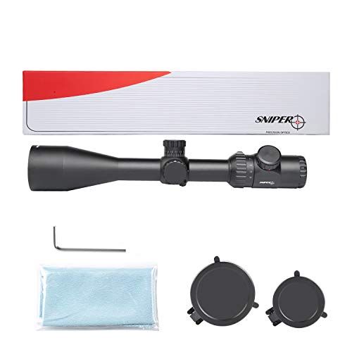 Hunting Rifle Scope Mk4-16X50Sal Red And Green Illuminated Gun Scope Mil Dot Reticle, Fully Multi-Coated Lens #TOP6