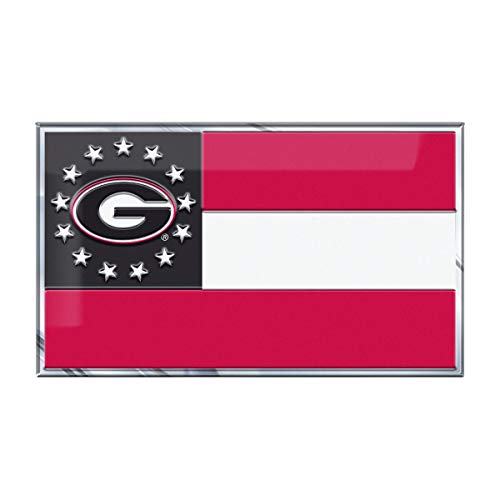 FANMATS University of Georgia State Flag Emblem 2.25 in. x 3.75 in.