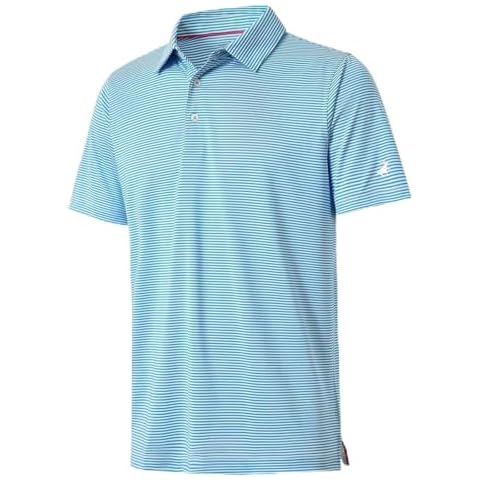 MICHEL ROUEN Men's Moisture Wicking Golf Polo Cover