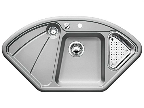 Preisvergleich Produktbild BLANCODELTA Spüle Keramik PuraPlus alugrau - 512278