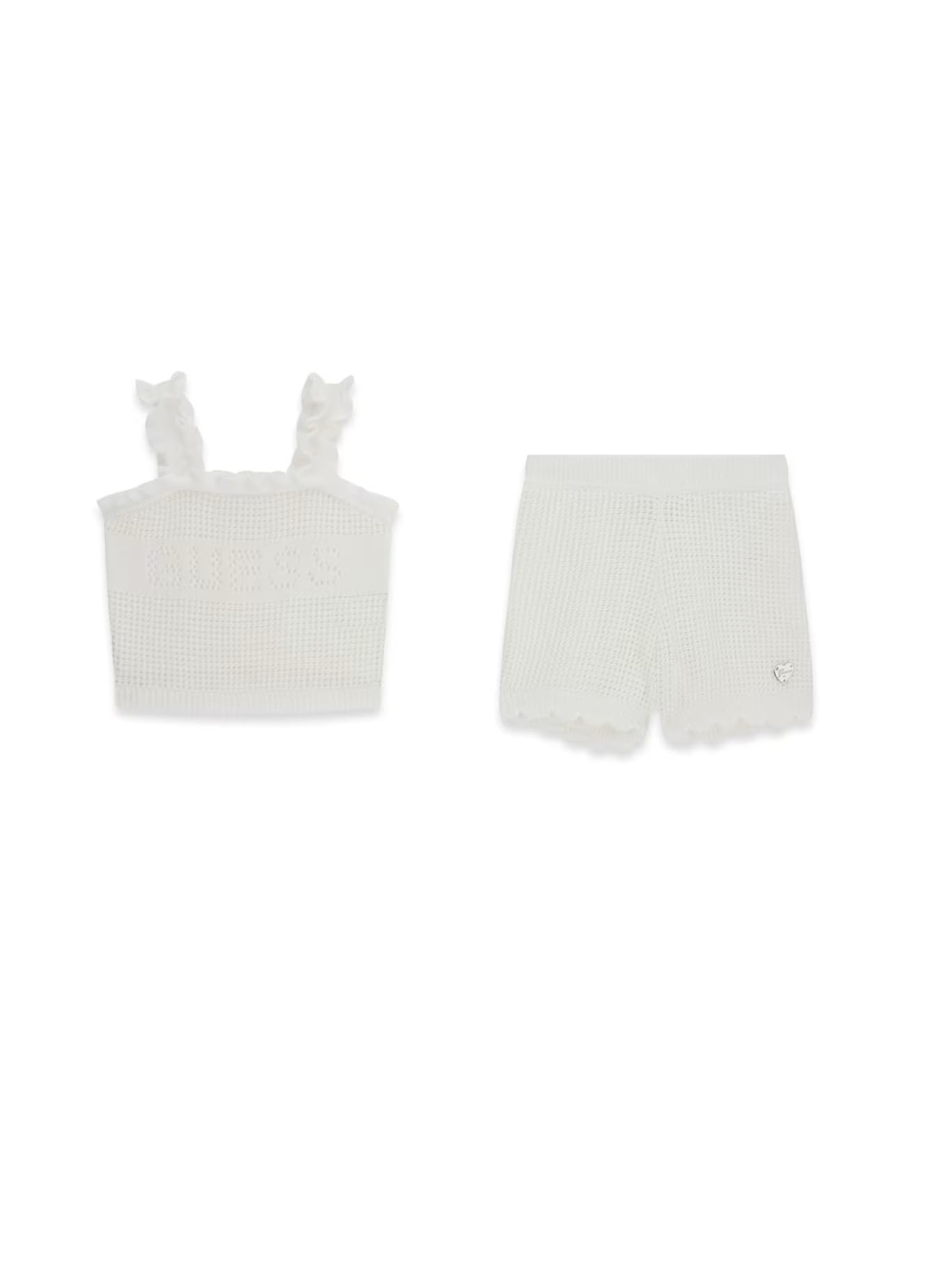 GUESS Conjunto para niña Blanco