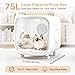 Petsuper 75L Large Pet Dryer Box for Cats & Small Dogs - Automatic 360° Rapid Drying, Smart Temperature Control, Ultra-Quiet & Safe Grooming Box for Multi-Pet Households