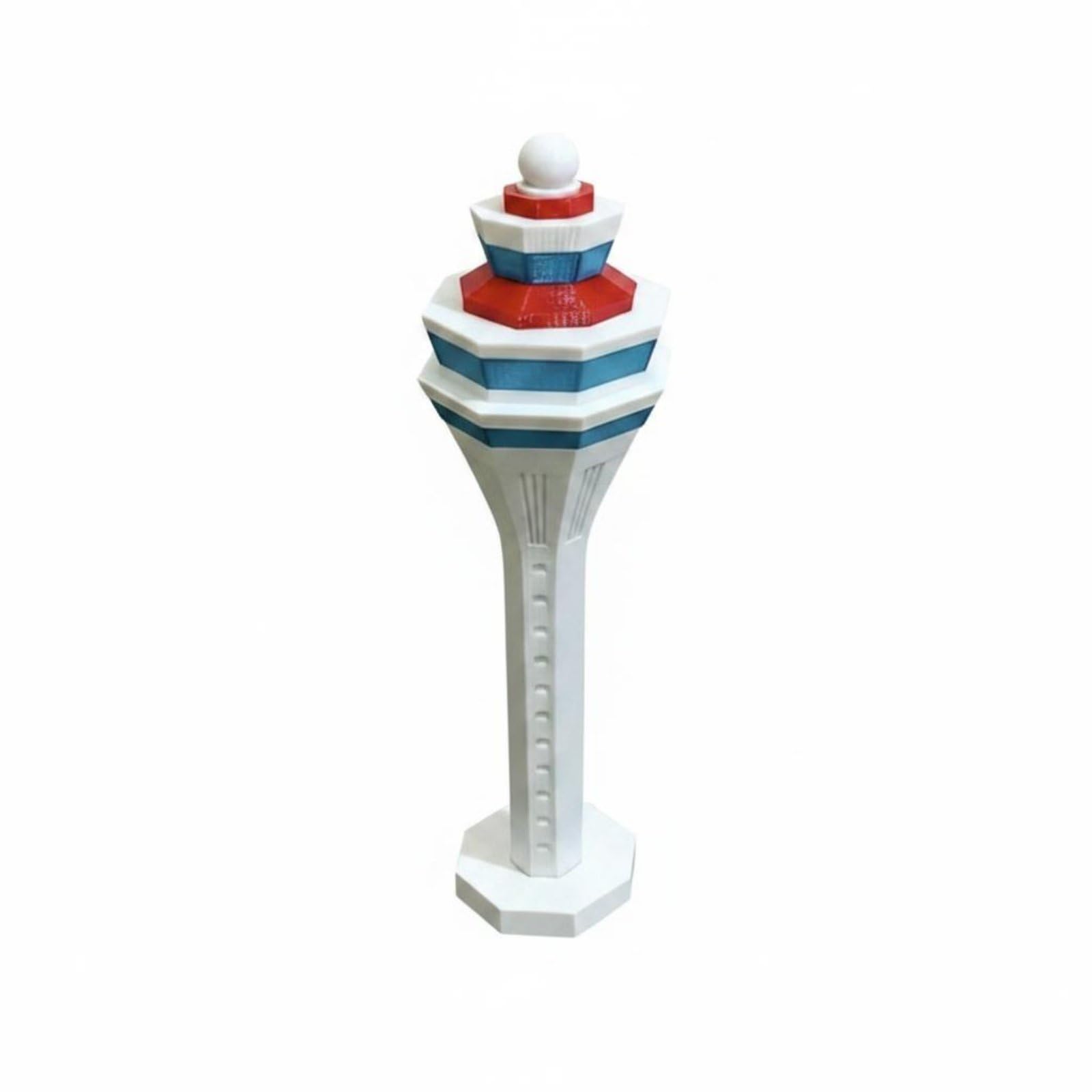 JunZheHub Airport Control Diorama Miniature Air Traffic Control Structure Aviation Display Matte Detail Suitable for Collector Shelf Office Cabinet