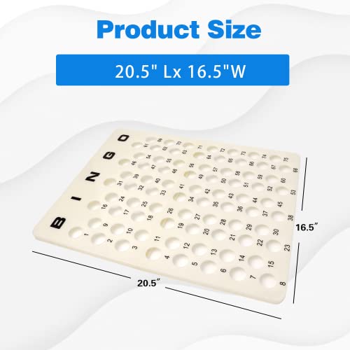 GSE Games & Sports Expert Professinal Bingo Master Board for 1.5" Balls, Bingo Calling Board for Parties, Large Groups, Family Game Night – Image 3