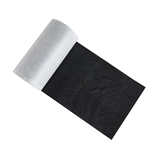 Image of Leather Repair Tape Patch kit Retro Black Heavy Duty,4x60 inch Self Adhesive Patch for Couch,Sofa, Car Seat,Handbag,Furniture,Drivers Seat,Jacket, Computer Chair First Aid Vinyl Repair kit