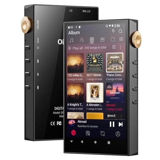 Hi-Res Audio Player, Oilsky 160GB HiFi MP3 Player Bluetooth und WiFi, Digitaler DSD512 Verlustfreier Musik Spotify Player, 4,4mm Balanced, Dual ESS DAC, 4GB RAM, 4,02"