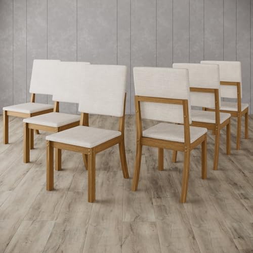 Kit com 6 Cadeiras de Jantar - Milla Nature