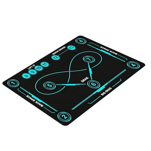 Tapis d'entraînement de football et planche de dribble portable antidérapante