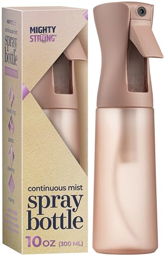 10 OZ Continuous Spray Bottles - Ultra Fine Mist Sprayer | Water Spray Bottle For Hair Stuff, Mister Spray Bottle For Plants Mister | Hair Spray Bottles For Hairstyling, Cleaning, Salons