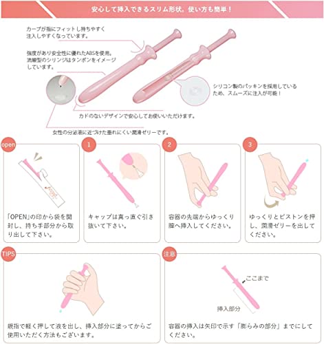 潤滑ゼリー アンネリ 20本 (高粘度：アンネリ) - 画像6